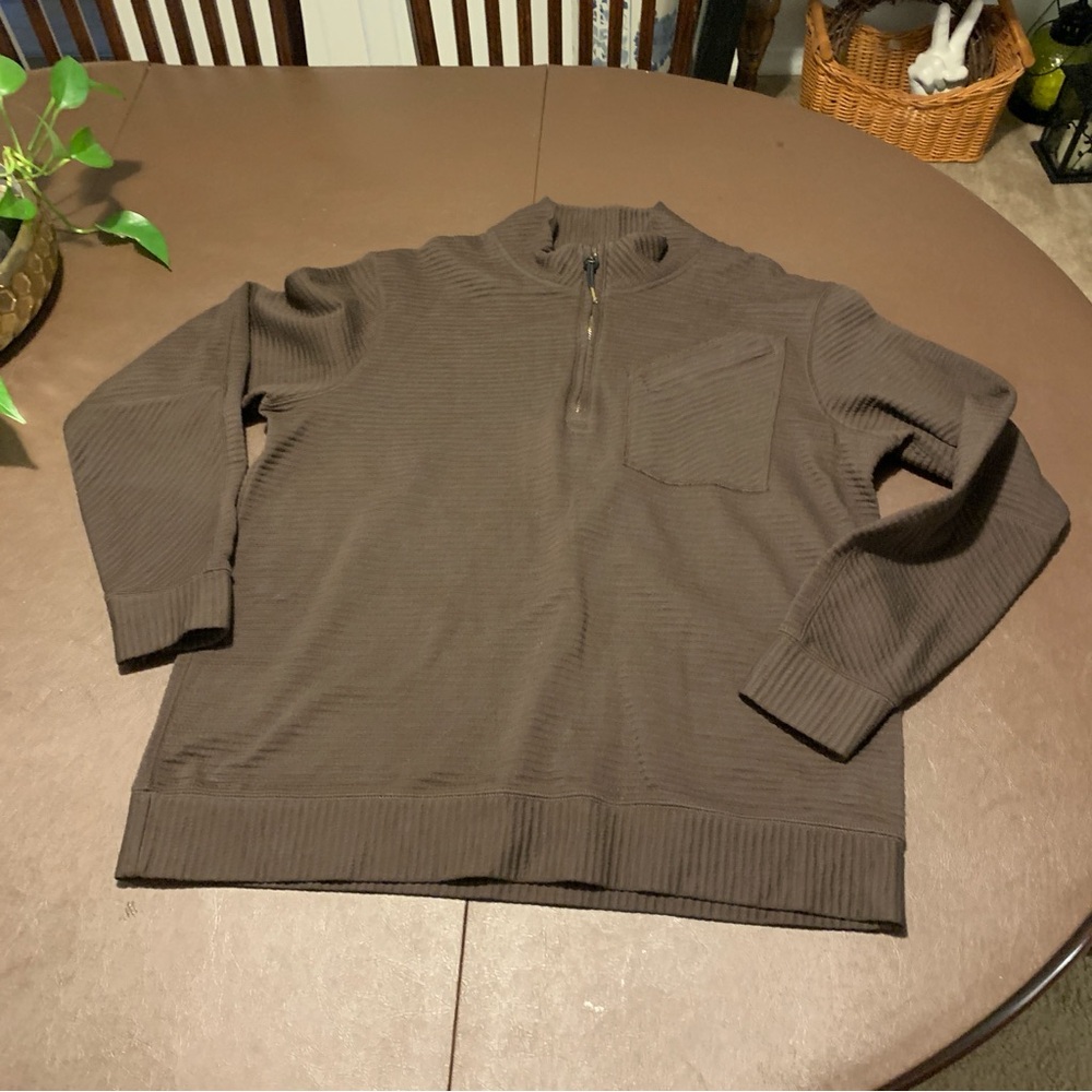 Billy Reid Quilted Half-Zip medium